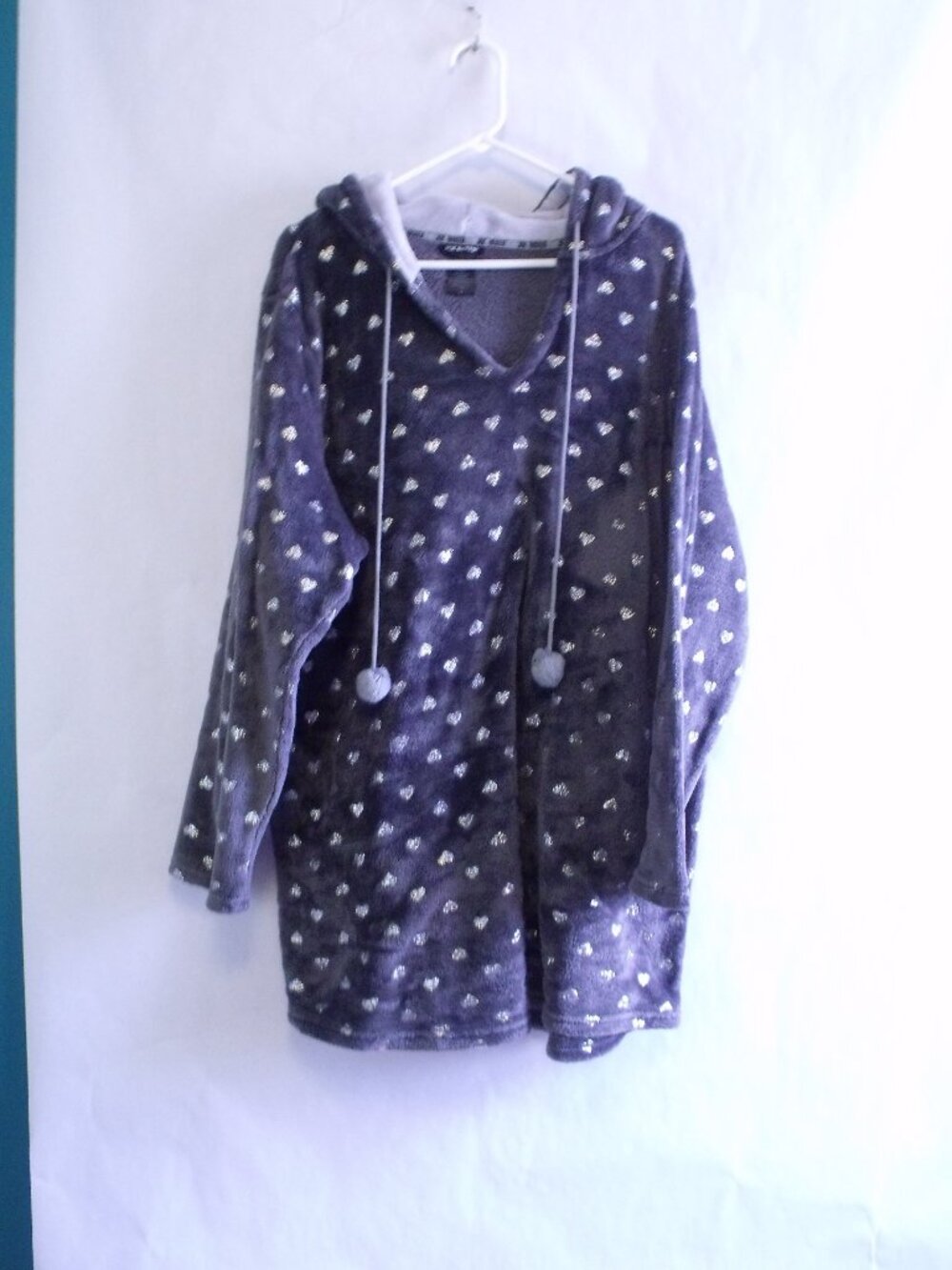 Joe Boxer Hooded Fleece Pullover Sweater/ Robe